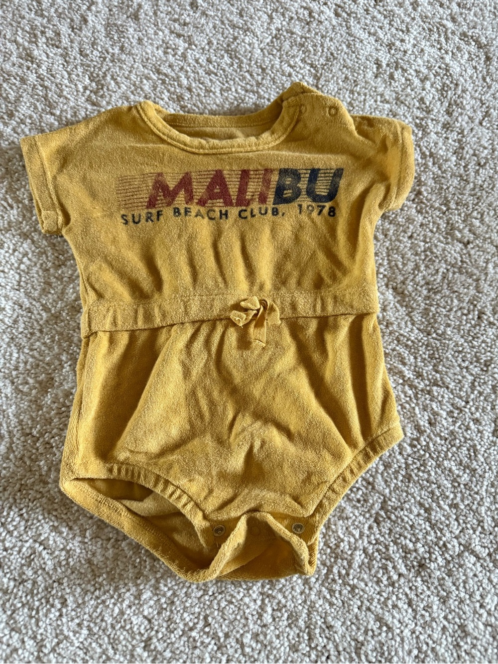 Malibu Surf Club Onesie 12M